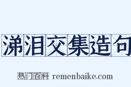 涕泪交集造句是什么意思的图片
